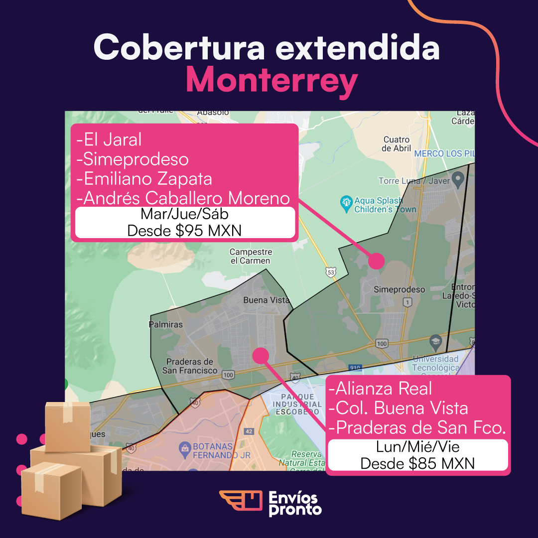 Cobertura extendida en Monterrey