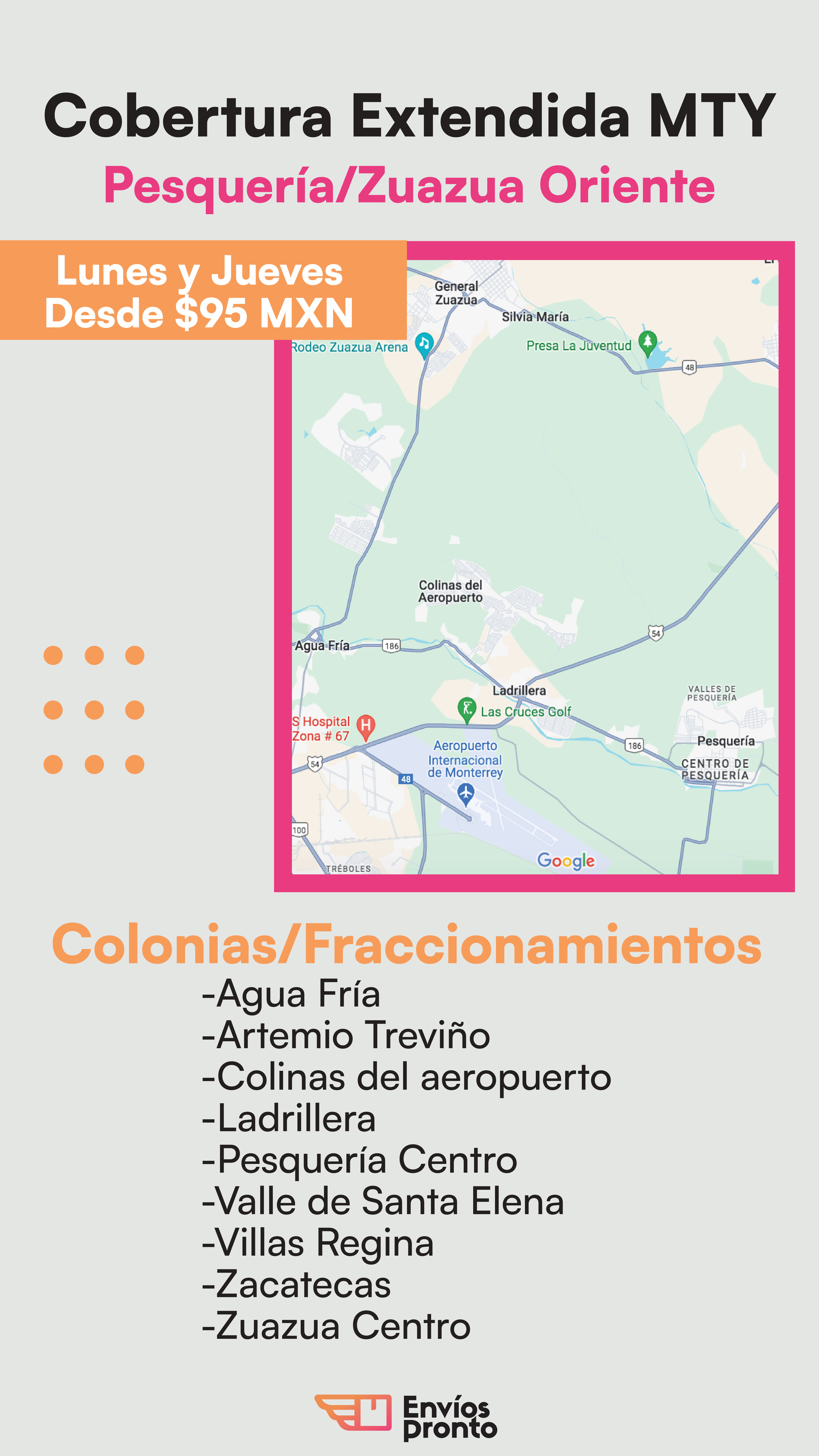 Cobertura Extendida en Pesquería y Zuazua Oriente