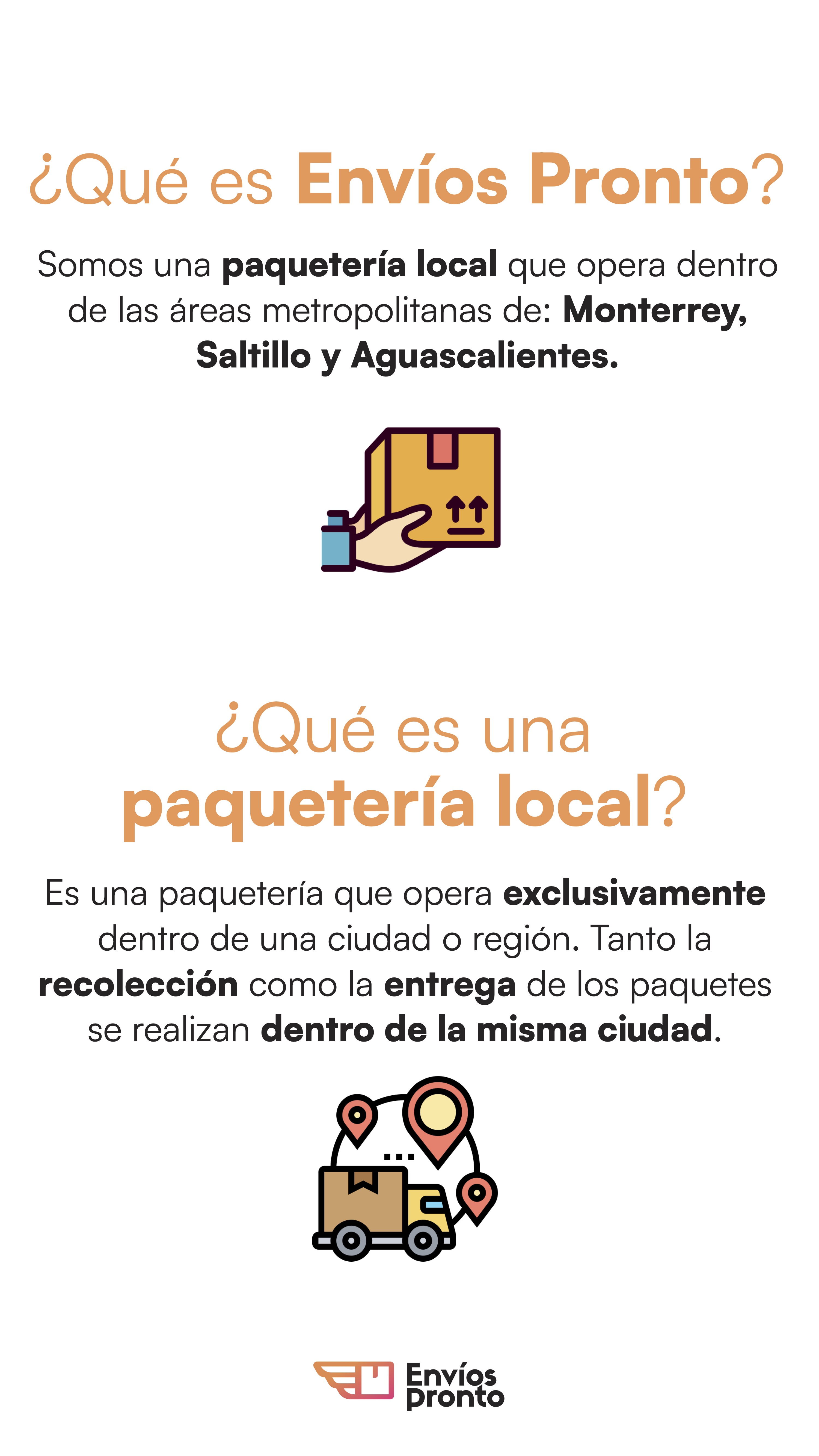 ¿Qué es Envíos Pronto y su servicio local?