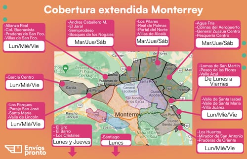 Cobertura extendida en Monterrey