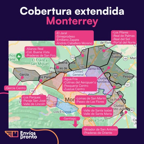 Cobertura extendida en Monterrey