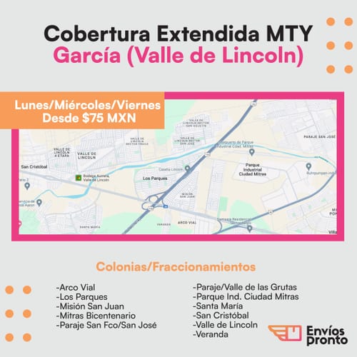 Cobertura Extendida en García, Valle de Lincoln
