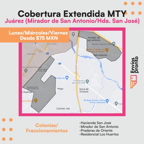 Cobertura Extendida en Juárez y San José