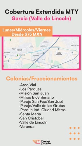 Cobertura Extendida en García (Valle de Lincoln)