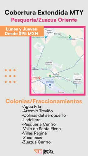 Cobertura Extendida en Pesquería y Zuazua Oriente