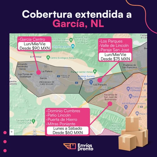 Cobertura extendida a García, NL