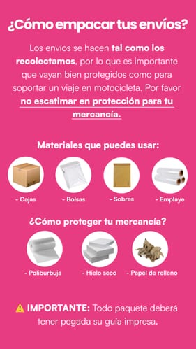 Cómo empacar tus envíos de forma segura