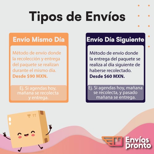 Tipos de Envíos en Envíos Pronto
